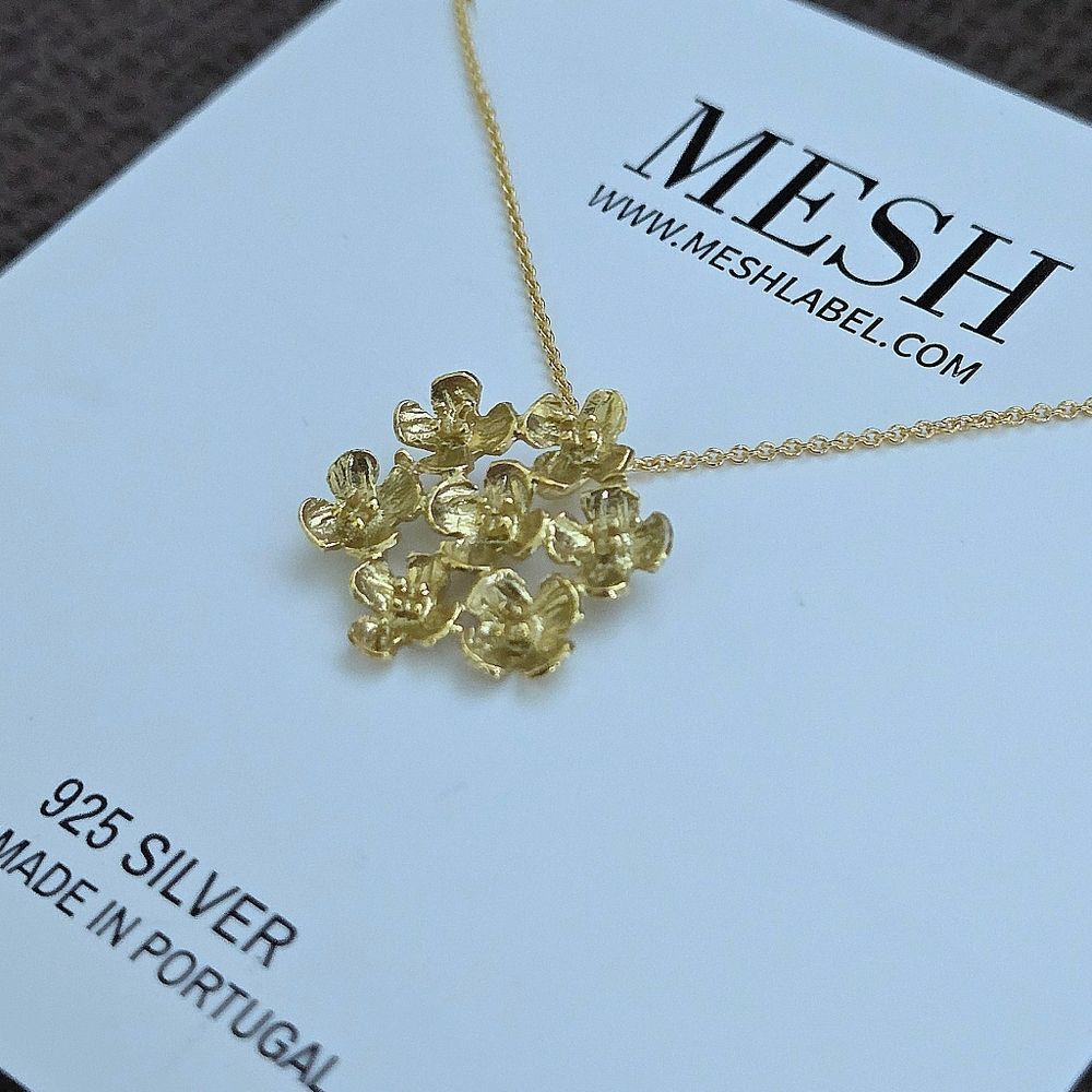 MESH "Lil Garden"💐 Pendant Necklace - NIB - Picture 14 of 16